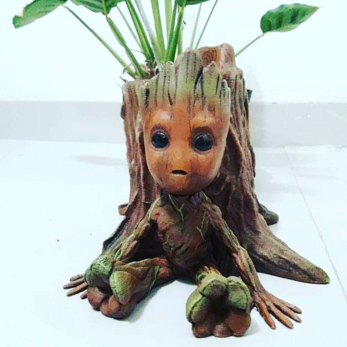 Cute Baby Groot Flower Pot / Air Plant Holder / Succulent Pot / 3D Printed / Model 008