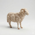Handcrafted Christmas Nativity Lamb Figurine Decorative Sheep for Holiday Creche Scene Traditional Religious Home Decor