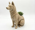 Siberian Husky Succulent Planter Sculpture Decorative Dog Pot for Indoor Plants Modern Animal Desk Shelf Home Decor Gift