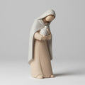 Nordic Scandinavian Nativity Woman with Water Jar Minimalist Figurine Matte Finish Neutral Tones Modern Christmas Decor