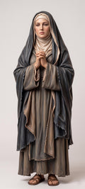 Biblical Historical Religious Figurine Mary Magdalene Inspired Collectible Devotional Sculpture Hand Painted Style Christian Decor Statue