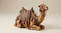 Olot Style Camel Nativity Figurine Reclining Hand Painted FDM Sculpture Christmas Decor Religious Animal Figure Collectible Gift