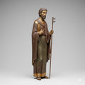 Saint Joseph Standing Iconographic Nativity Figurine 3D Printed Hand Painted Christmas Decor Collectible Religious Gift