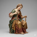 Spinner Woman Italian Baroque Nativity Figurine 3D Printed Hand Painted Christmas Decor Collectible Sculpture
