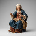 Old Woman Spinning Italian Baroque Nativity Figurine 3D Printed Hand Painted Christmas Decor Collectible Sculpture