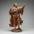 Peasant Pointing to the Sky Italian Baroque Nativity Figurine 3D Printed Hand Painted Christmas Decor Collectible Sculpture