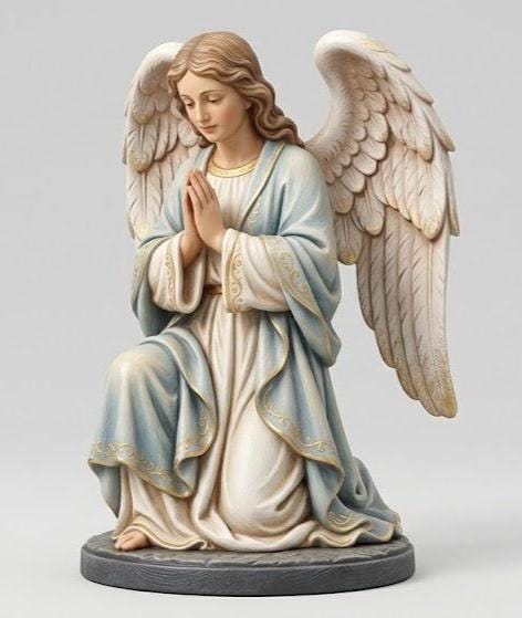 Adoration Angel Statue Adoration Angel Catholic Figurine 3D Printed Hand Painted Devotional Sculpture Made to Order