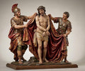 Jesus Christ Statue Jesus Before Pilate Catholic Figurine 3D Printed Hand Painted Devotional Sculpture Made to Order