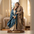 Holy Family Statue Set 3D Printed Hand Painted Catholic Sculpture Religious Decor Made to Order